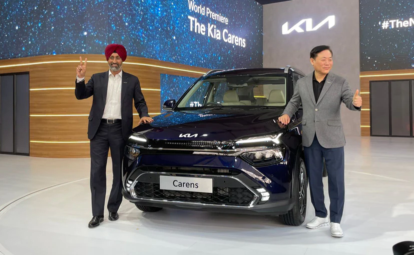 Kia Carens Three-Row MPV Makes Global Debut In India